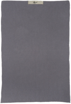 Handtuch MYNTE Grau gestrickt, B 40 x L 60 cm